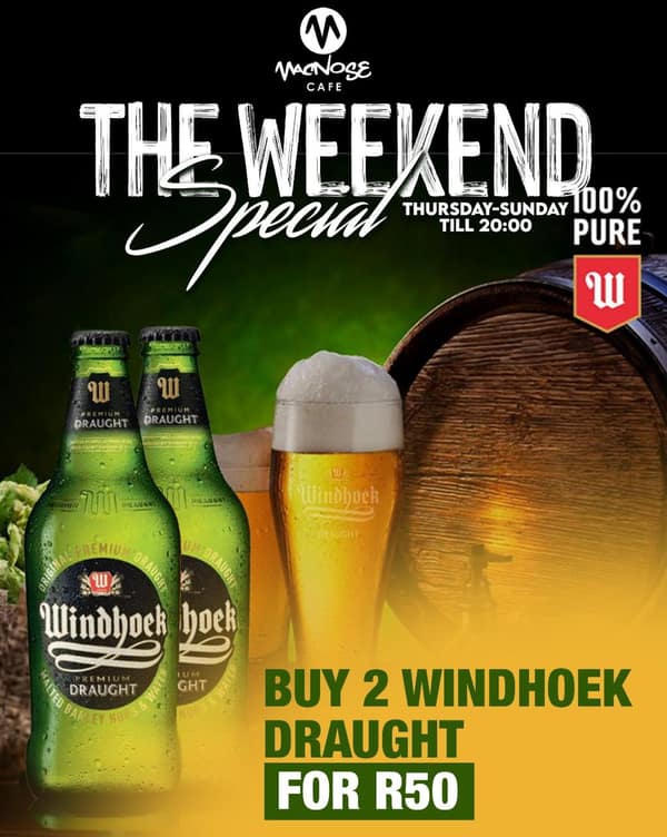 Windhoek beer special